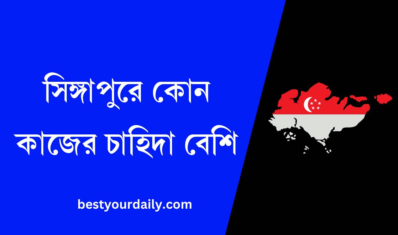 সিঙ্গাপুরে কোন কাজের চাহিদা বেশি